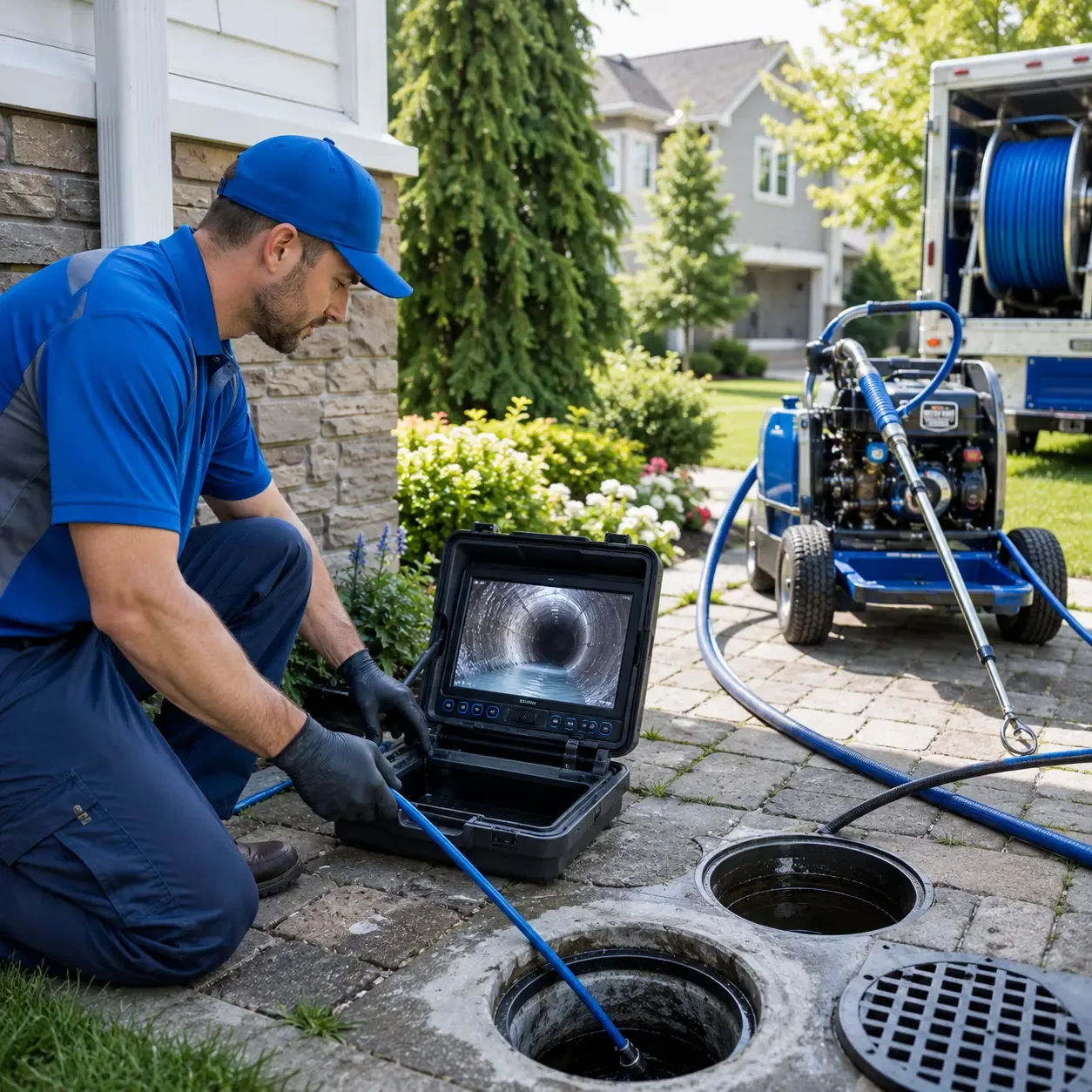 Outdoor drain cleaning professionals serving Clarendon, NC